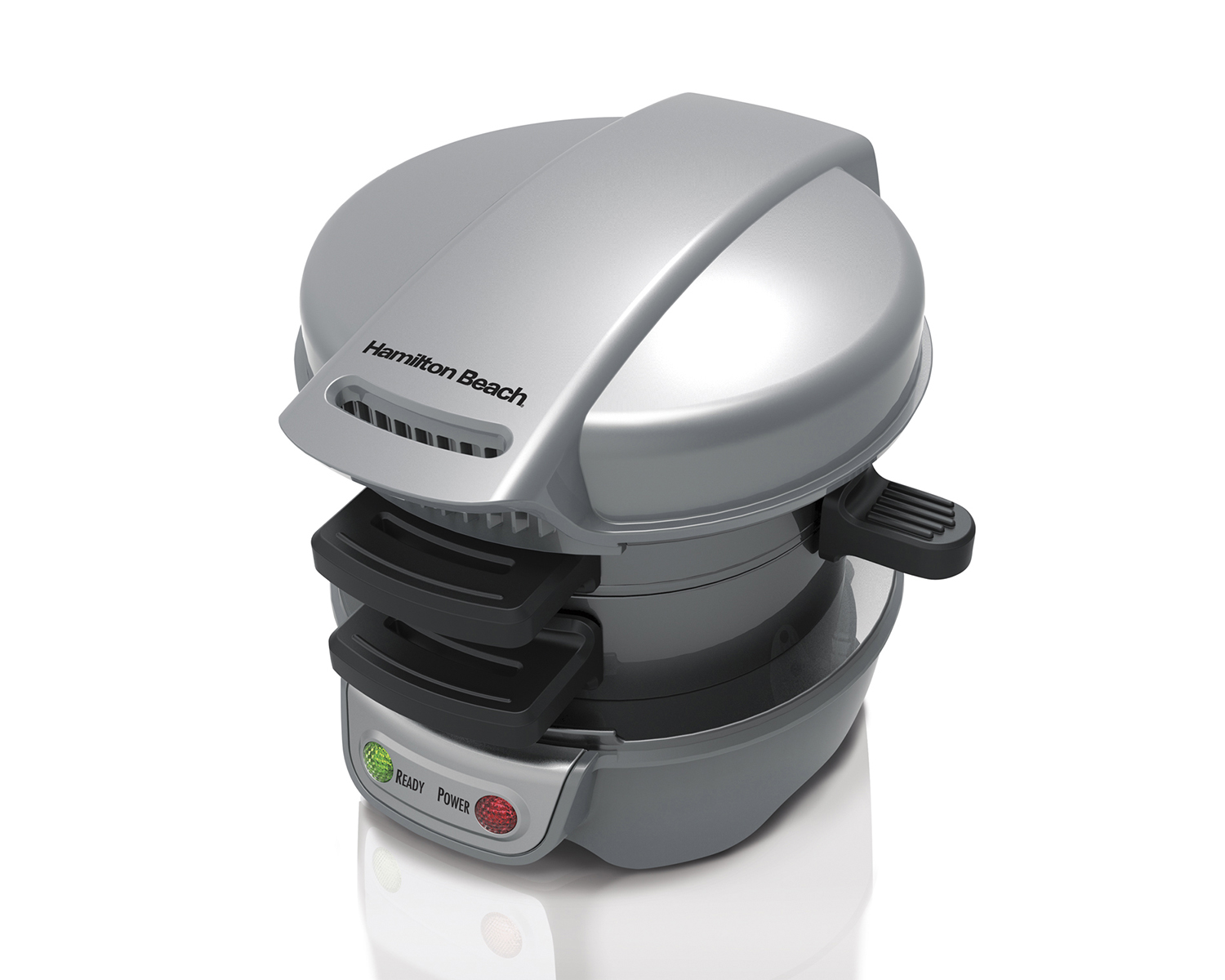 Hamilton Beach Breakfast Sandwich Maker with Egg Cooker Ring, Customize  Ingredients, Perfect for English Muffins, Croissants, Mini Waffles, Perfect